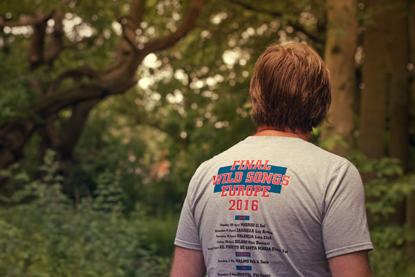 Final Wild Songs Europe 2016 T-shirt Photography
