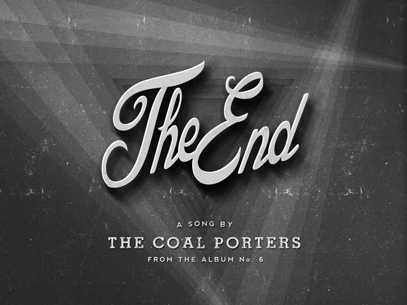 The End Vintage Title Card