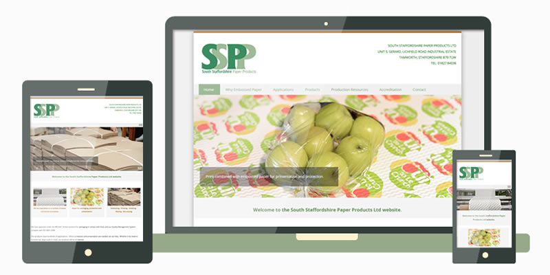 New look website for South Staffordshire Paper Products